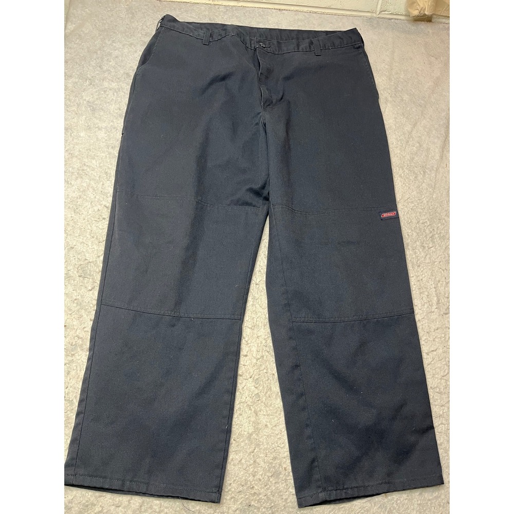 Dickies Loose Fit Double Knee Work Pants Dark Navy Blue 42x30 Mens 7118738DN